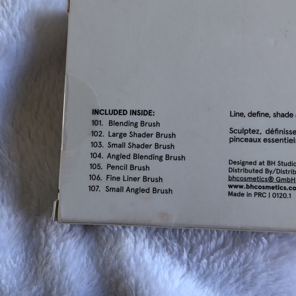 BH Cosmetics Eye Essential 7 Piece Brush Set💗 - Picture 2 of 2